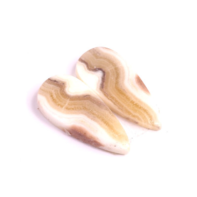 Kabošony páry Zebra Quartz č.P318 (30x13x4mm)