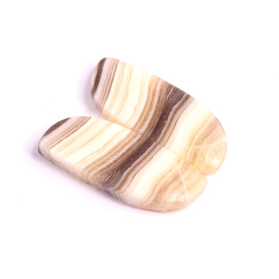 Kabošony páry Zebra Quartz č.P325 (31x13x5mm)