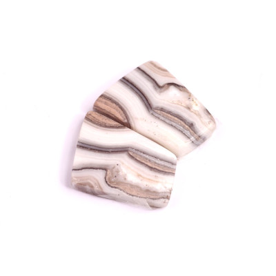 Kabošony páry Zebra Quartz č.P326 (19x15x5mm)