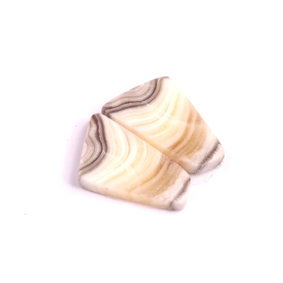 Kabošony páry Zebra Quartz č.P339 (25x14x5mm)