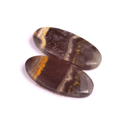 Kabošony páry Bumblebee Jasper č.P406 (32x14x5mm)