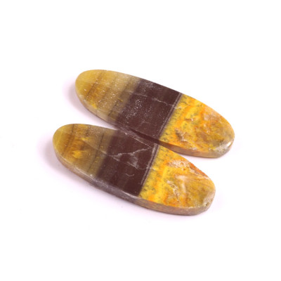 Kabošony páry Bumblebee Jasper č.P410 (32x12x4mm)