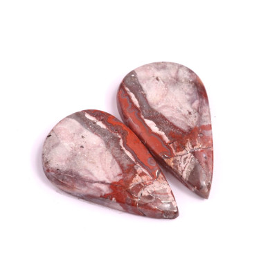 Kabošony páry Lace Agate č.P419 (30x18x4mm)