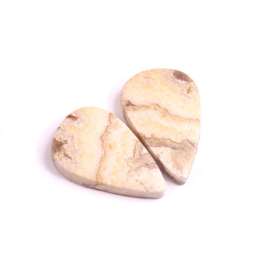 Kabošony páry Lace Agate č.P420 (24x16x4mm)