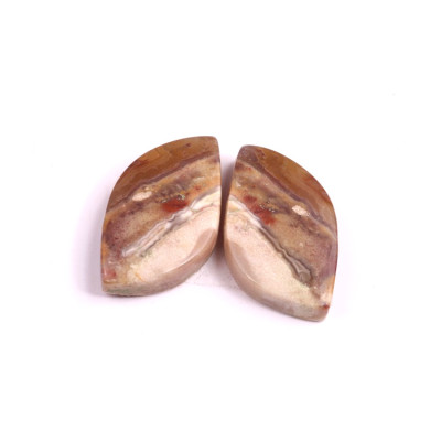 Kabošony páry Lace Agate č.P429 (24x14x5mm)