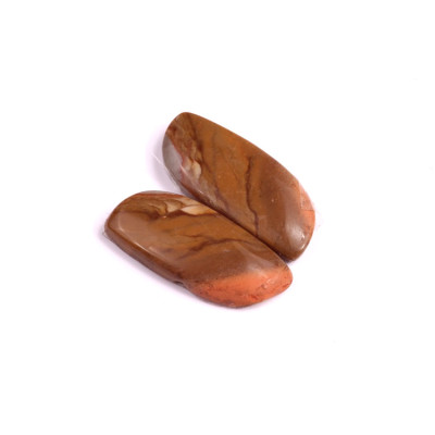 Kabošony páry Polychrome Jaspr č.P438 (25x11x4mm)