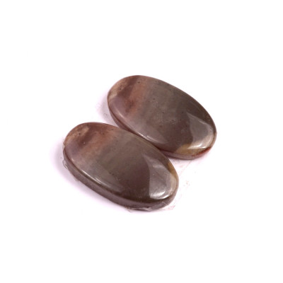 Kabošony páry Polychrome Jaspr č.P457 (25x14x5mm)