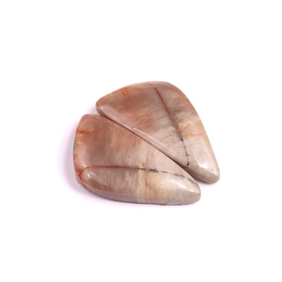 Kabošony páry Polychrome Jaspr č.P459 (29x15x5mm)