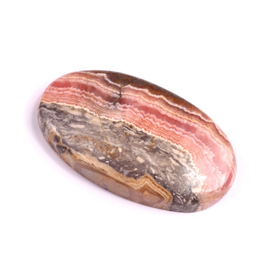 Kabošon Rhodochrosite Pyrite č.2966 (40x23x7mm)