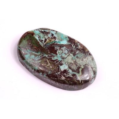 Kabošon Azurite Tourquise č.3081 (38x24x7mm)