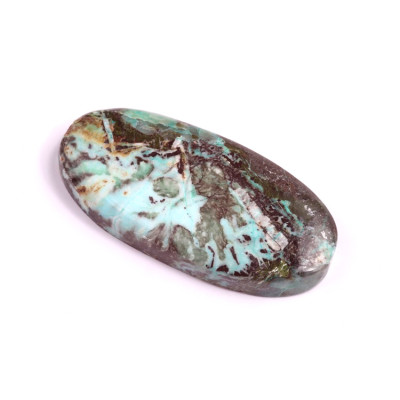 Kabošon Azurite Tourquise č.3101 (40x19x6mm)