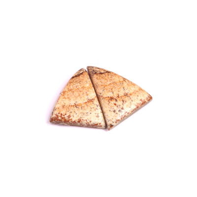 Kabošony páry Picture Jasper č.P480 (21x15x4mm)