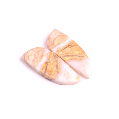 Kabošony páry Maligano Jasper č.P489 (28x11x4mm)