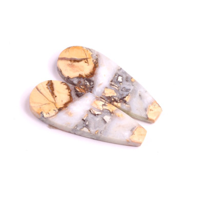 Kabošony páry Maligano Jasper č.P493 (32x12x4mm)