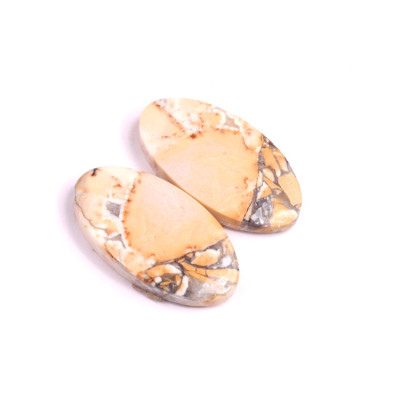 Kabošony páry Maligano Jasper č.P507 (26x14x4mm)