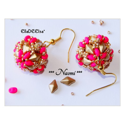 Náušnice Naomi č.794 - stavebnice