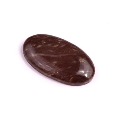 Kabošon Feather Agate č.3368 (36x20x5mm)