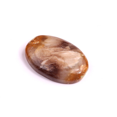 Kabošon Feather Agate č.3369 (31x21x6mm)