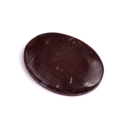 Kabošon Feather Agate č.3376 (38x27x4mm)