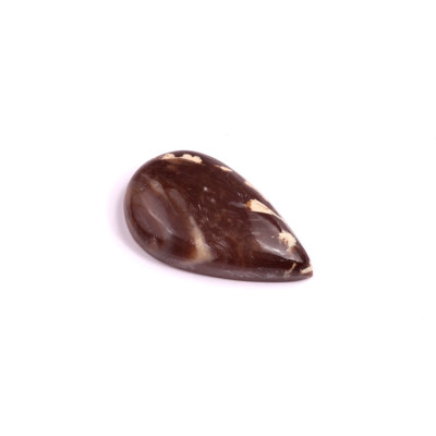 Kabošon Feather Agate č.3379 (26x15x5mm)