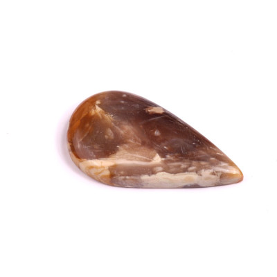 Kabošon Feather Agate č.3391 (36x20x4mm)