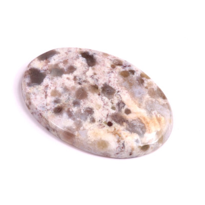 Kabošon Moss Agate č.3392 (43x30x6mm)