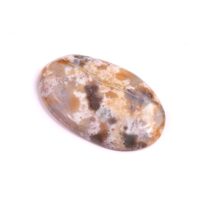 Kabošon Moss Agate č.3396 (39x25x5mm)