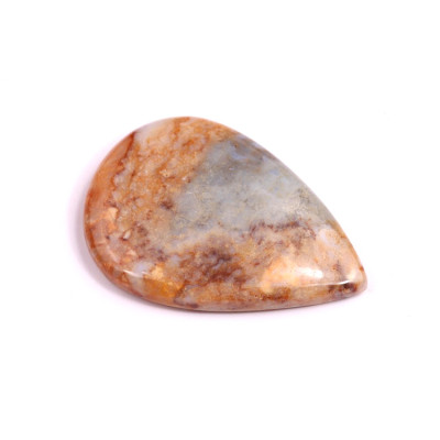 Kabošon Moss Agate č.3399 (37x27x6mm)