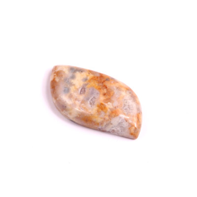 Kabošon Moss Agate č.3414 (30x17x6mm)