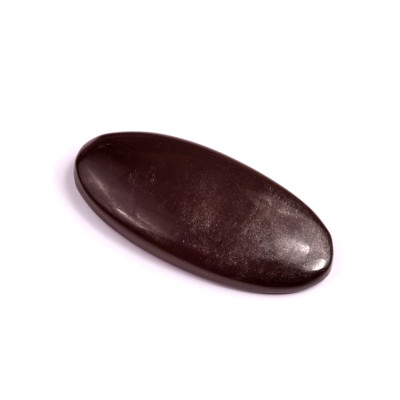 Kabošon Silver Obsidian č.3546 (39x18x6mm)