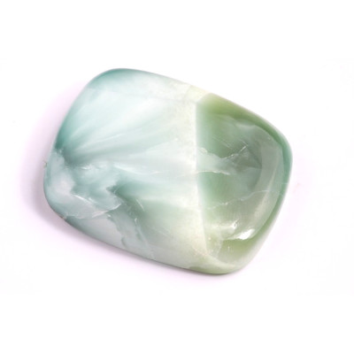 Kabošon Pectolite (zelený Larimar) č.3612 (36x28x8mm)