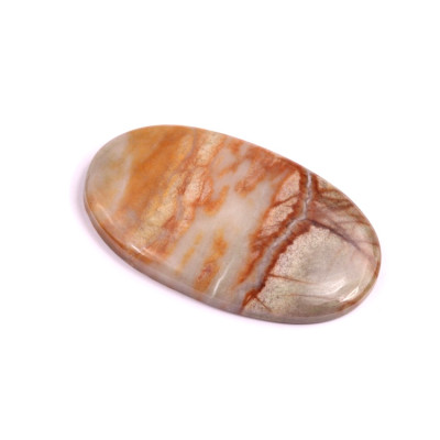 Kabošon Picaso Jasper č.3686 (39x23x5mm)