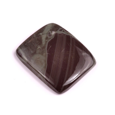 Kabošon Wave Obsidian č.3758 (32x28x5mm)