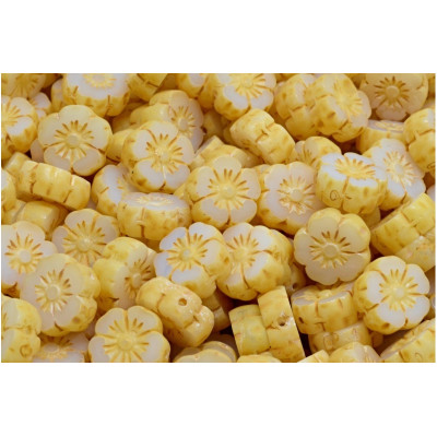 Ploškované korálky květ 10 mm č. 208