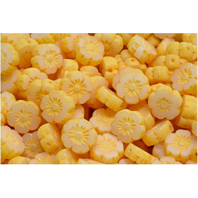 Ploškované korálky květ 10 mm č. 209