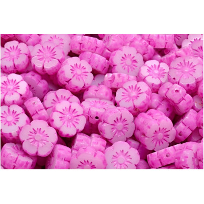 Ploškované korálky květ 10 mm č. 210