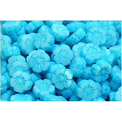 Ploškované korálky květ 10 mm č. 211