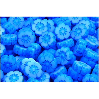 Ploškované korálky květ 10 mm č. 212