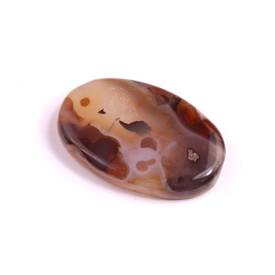 Kabošon Stick Agate č.3784 (34x23x6mm)
