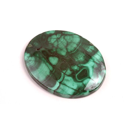 Kabošon Malachite č.3817 (35x27x4mm)