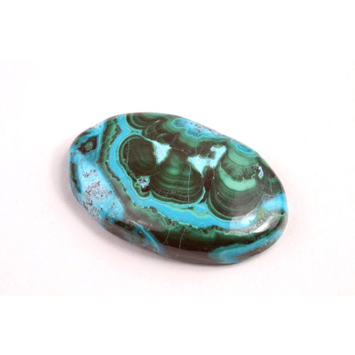 Kabošon Malachite Chrysocolla č.3848 (32x21x6mm)