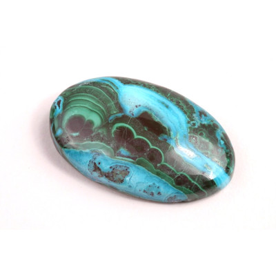 Kabošon Malachite Chrysocolla č.3861 (35x21x8mm)
