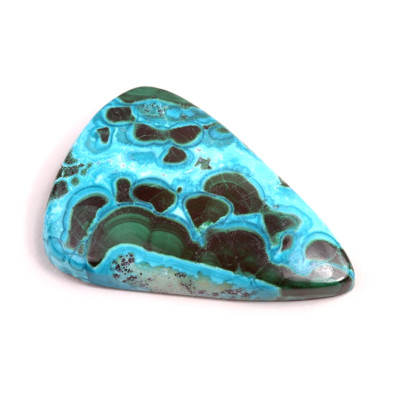 Kabošon Malachite Chrysocolla č.3863 (39x27x6mm)