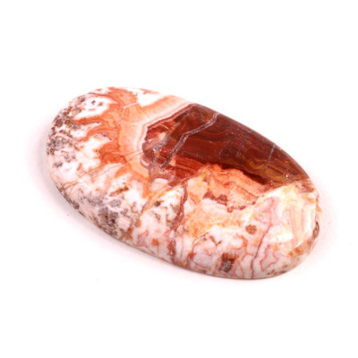 Kabošon Rosetta Jaspis č.3890 (37x22x5mm)