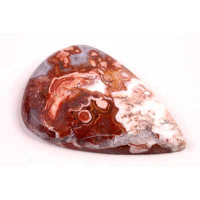 Kabošon Rosetta Jaspis č.3907 (38x27x6mm)