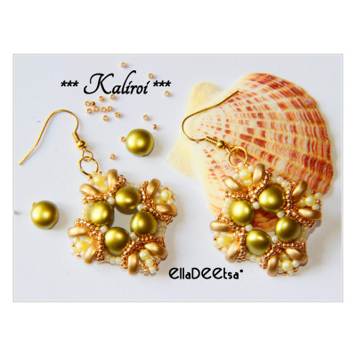 Náušnice Kaliroi č.725 - stavebnice