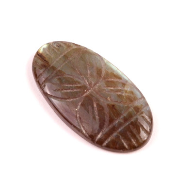 Kabošon Labradorite č.506 (49x26x7mm)