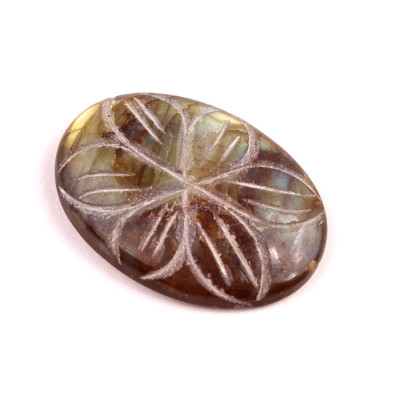 Kabošon Labradorite č.507 (41x30x8mm)