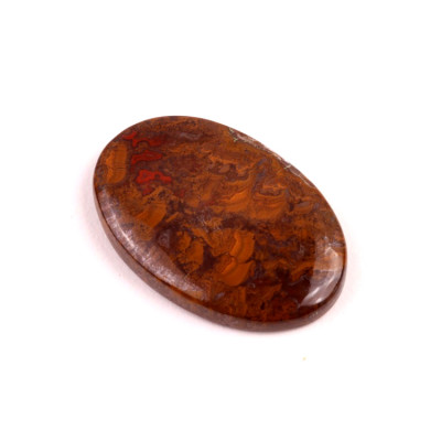 Kabošon Seam Agate č.3917 (39x26x6mm)