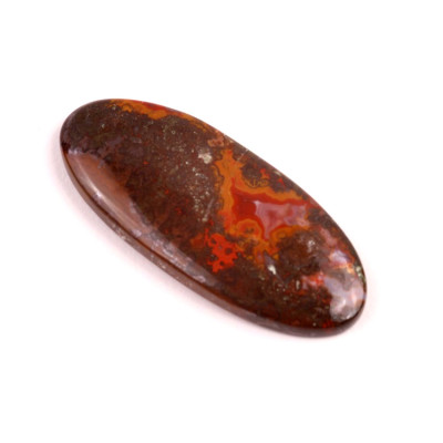 Kabošon Seam Agate č.3920 (48x21x5mm)